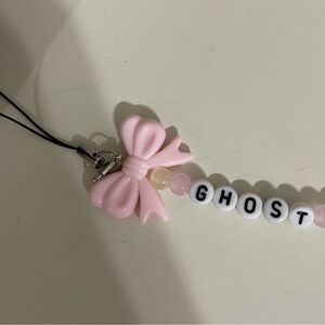 Pink Bow Kids Charm Bracelet